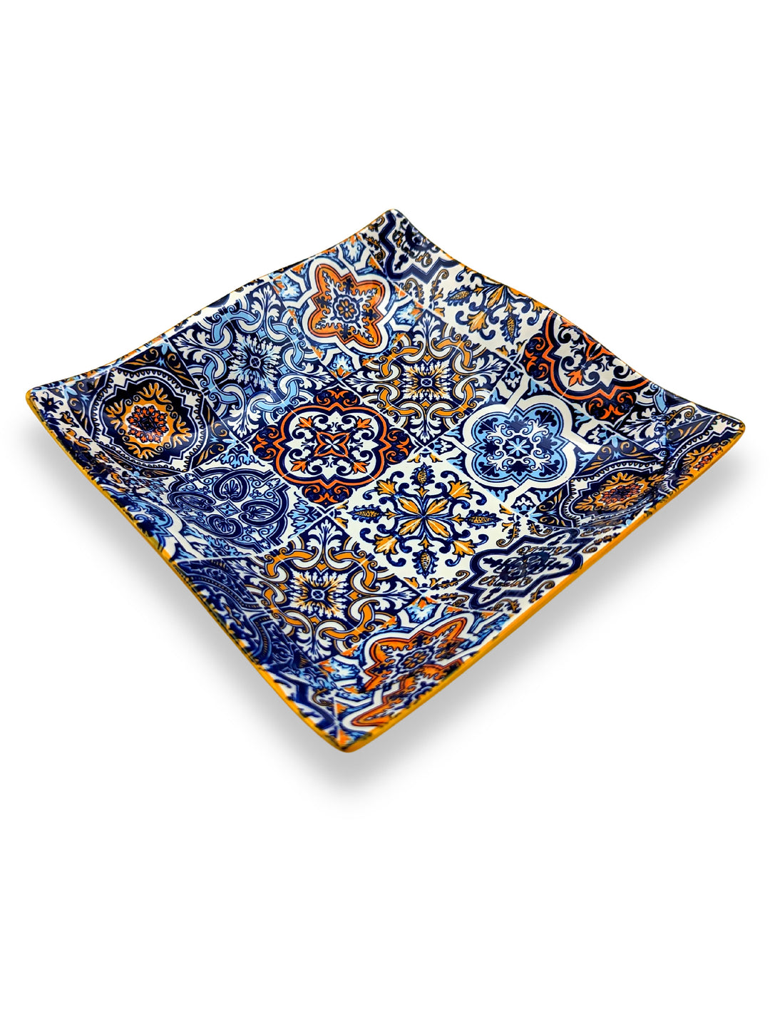 Portuguese Pottery Alcobaça Ceramic Small Serving Dish - Set of 2