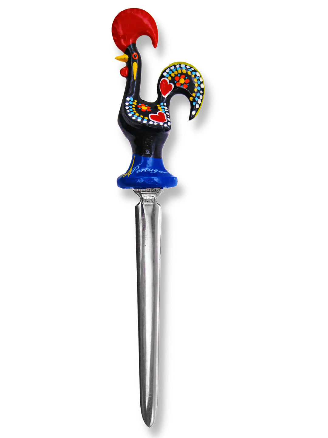 Aluminum Portuguese Rooster Letter Opener Envelope Slitter