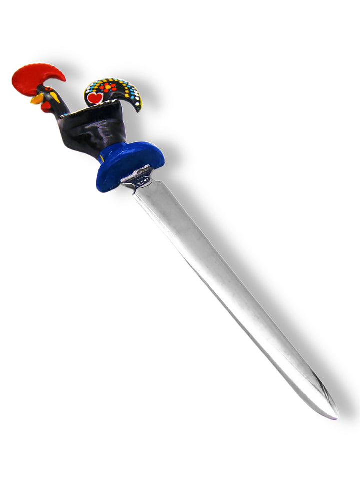 Aluminum Portuguese Rooster Letter Opener Envelope Slitter