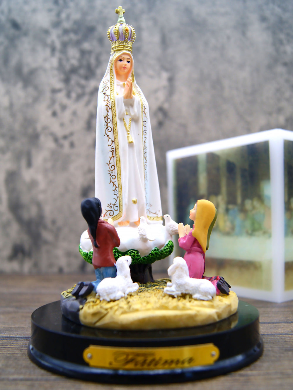 6.5 Inch Our Lady of Fatima with Children Statue of the Apparition