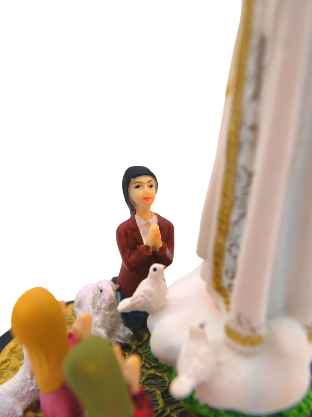 6.5 Inch Our Lady of Fatima with Children Statue of the Apparition