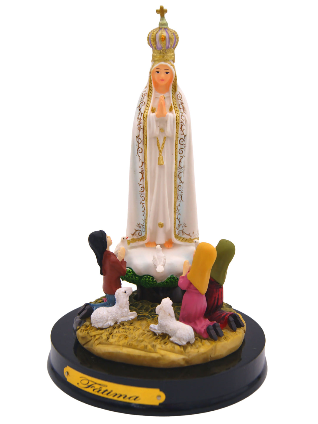 6.5 Inch Our Lady of Fatima with Children Statue of the Apparition