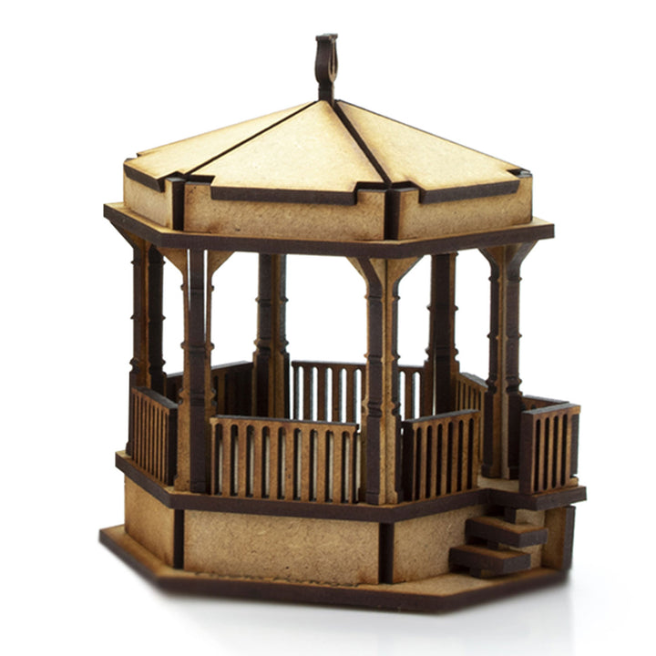 Traditional Portuguese Bandstand Coreto DIY Wooden 3D Puzzle for Adults