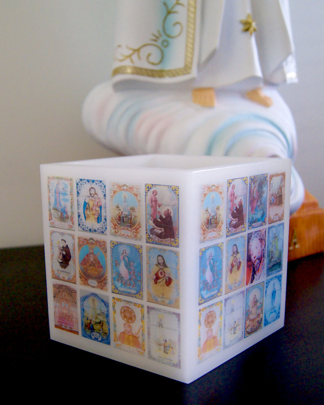Handmade Portuguese Tiles Decorative Lantern Candlelight Holder