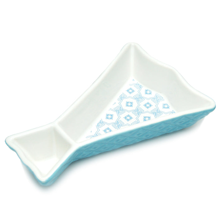 Traditional Portuguese Pottery Stoneware Ceramic Codfish Olive Dish