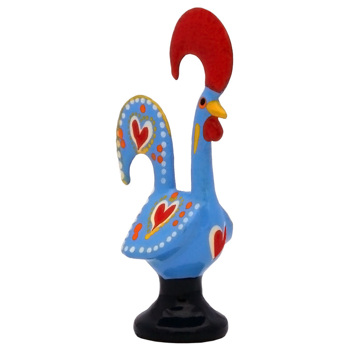 4 Inch Good Luck Portuguese Rooster Barcelos Metallic Figurine