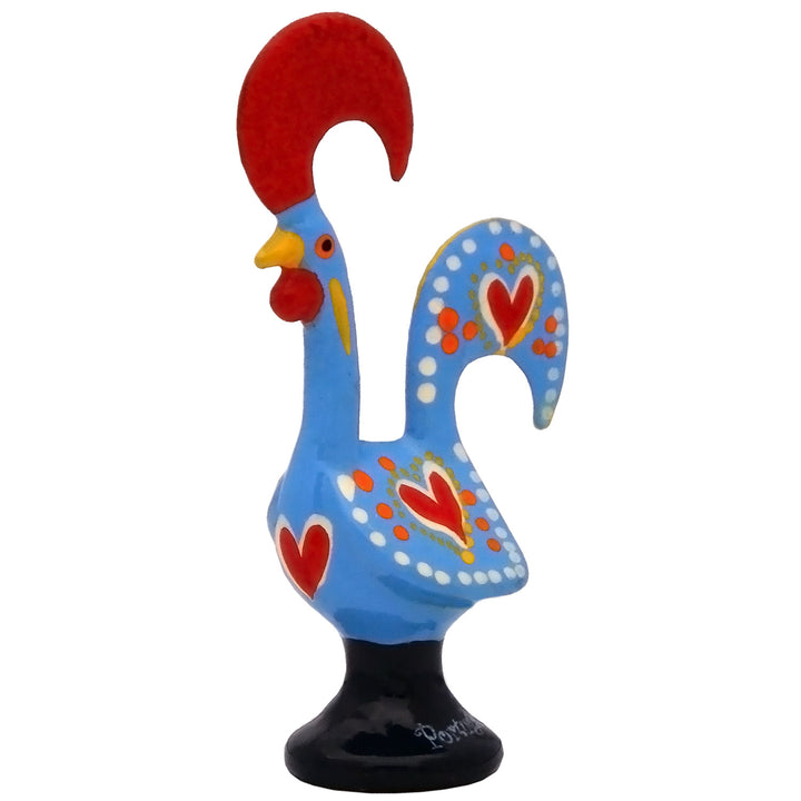 4 Inch Good Luck Portuguese Rooster Barcelos Metallic Figurine