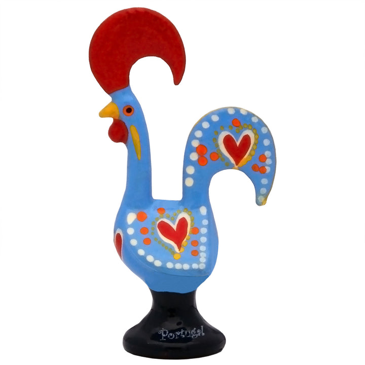 4 Inch Good Luck Portuguese Rooster Barcelos Metallic Figurine
