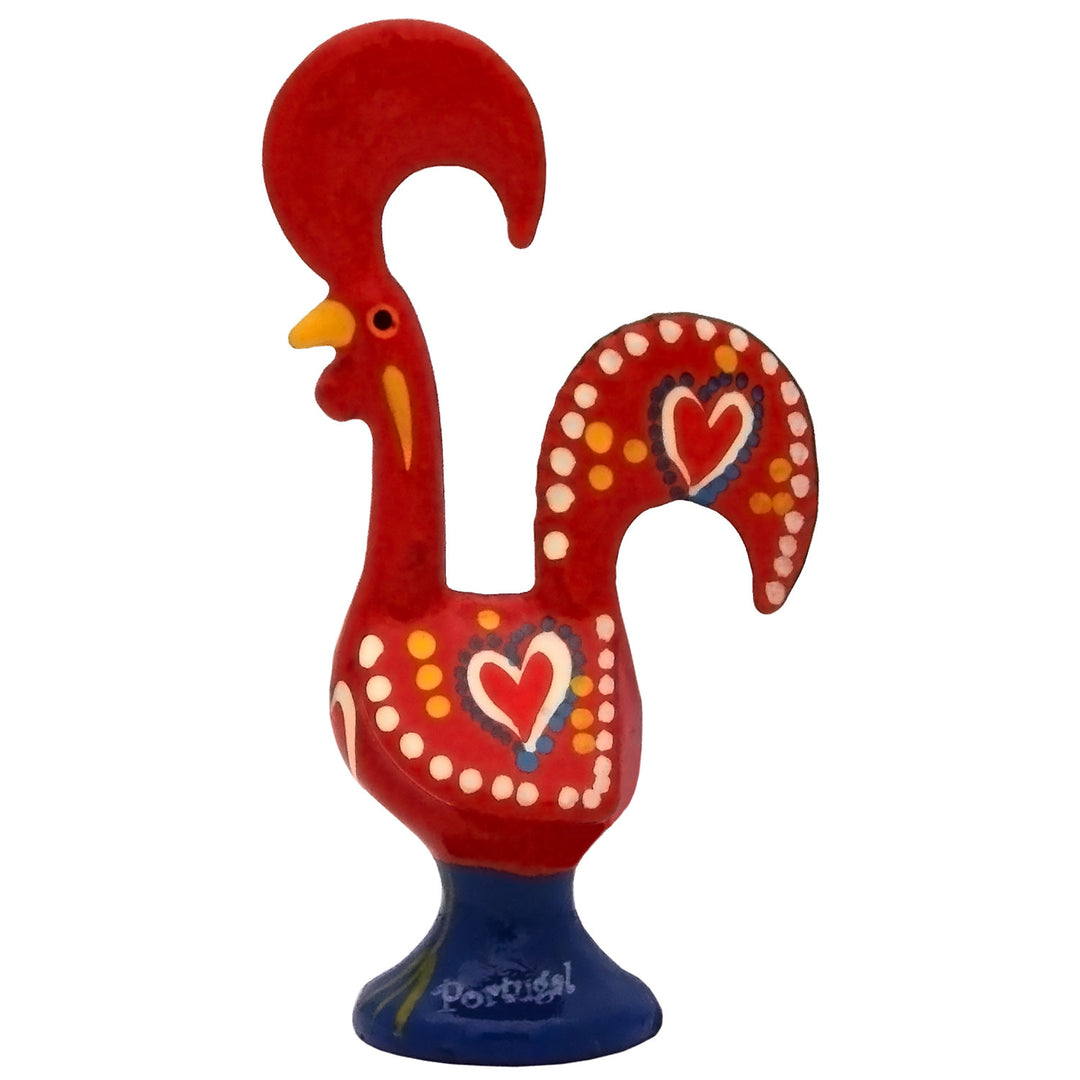 4 Inch Good Luck Portuguese Rooster Barcelos Metallic Figurine