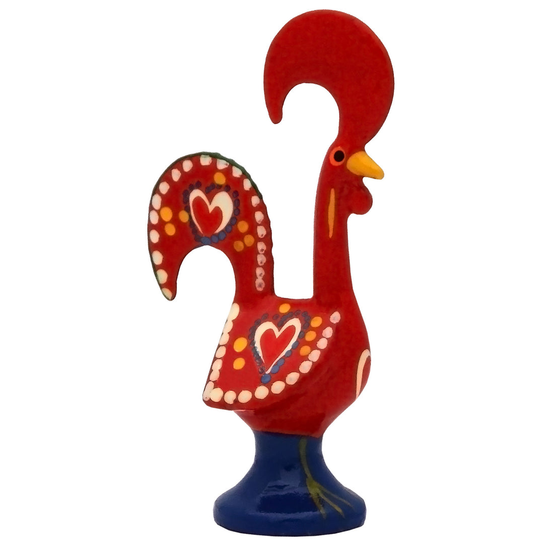 4 Inch Good Luck Portuguese Rooster Barcelos Metallic Figurine