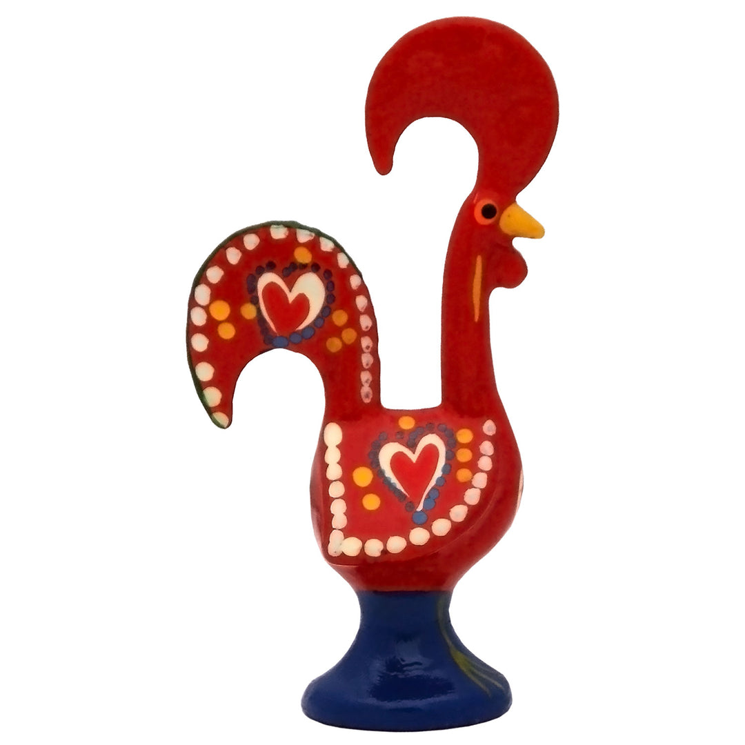4 Inch Good Luck Portuguese Rooster Barcelos Metallic Figurine