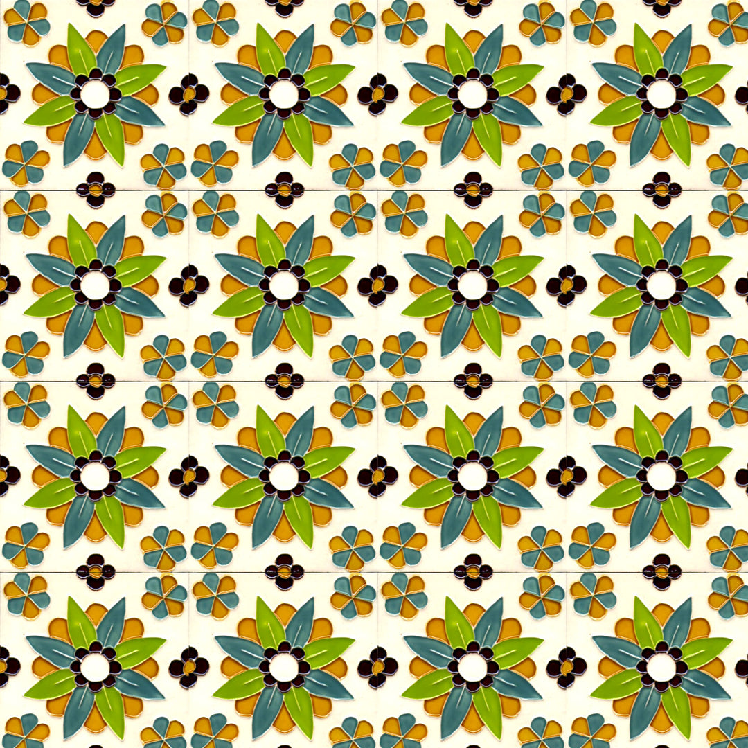 Decorative Hand Painted Portuguese Ceramic Tiles