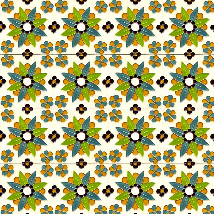 Decorative Hand Painted Portuguese Ceramic Tiles