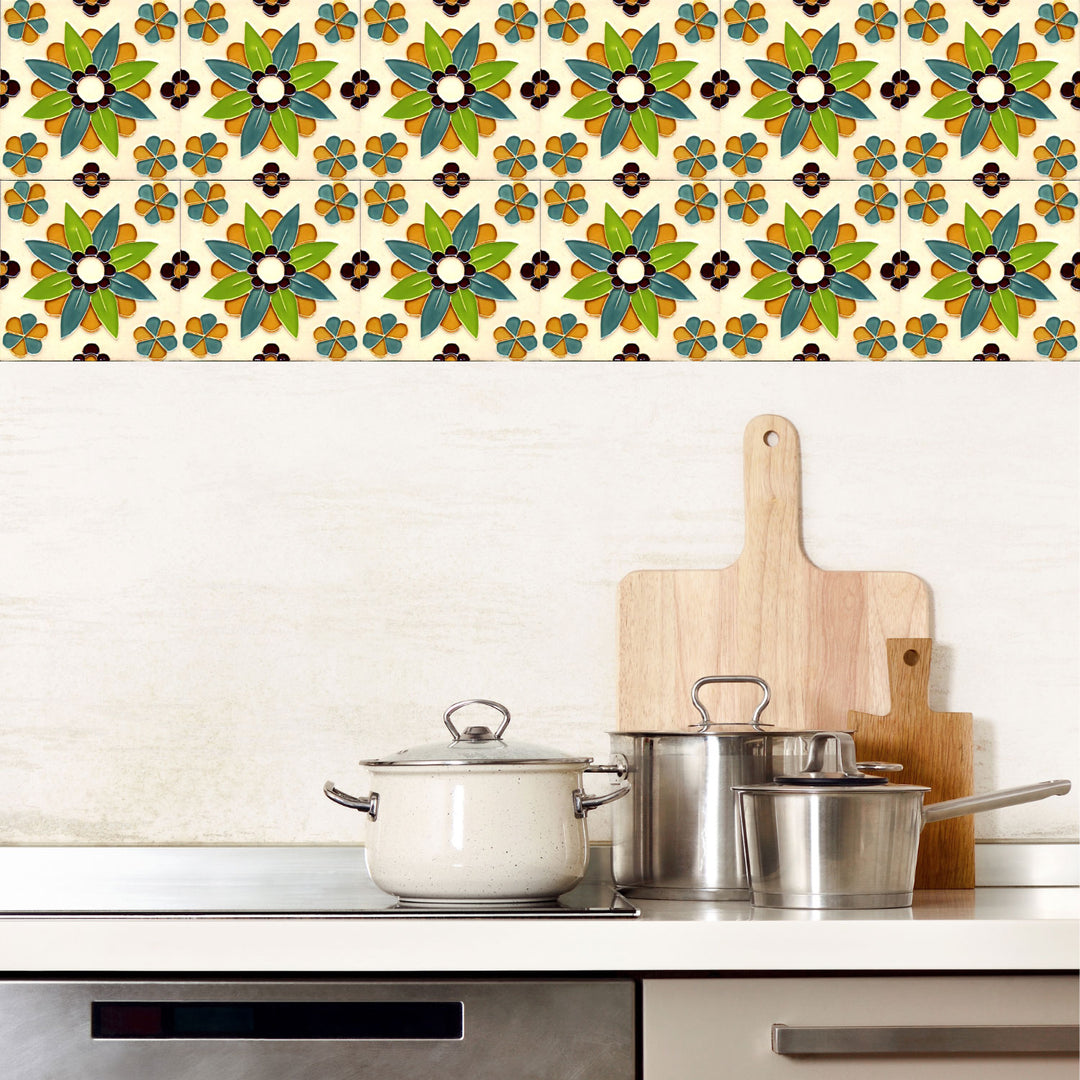 Decorative Hand Painted Portuguese Ceramic Tiles