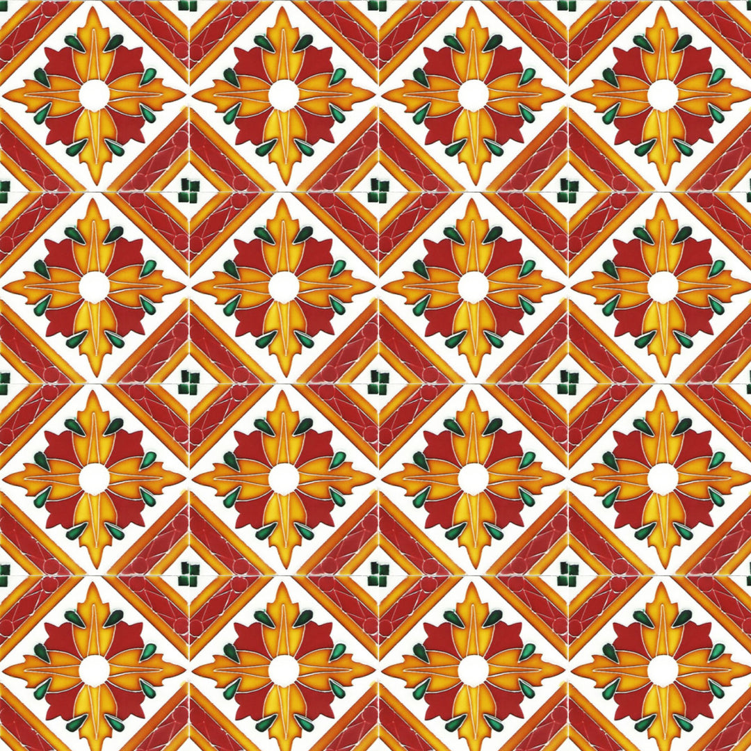 Decorative Hand Painted Portuguese Ceramic Tiles
