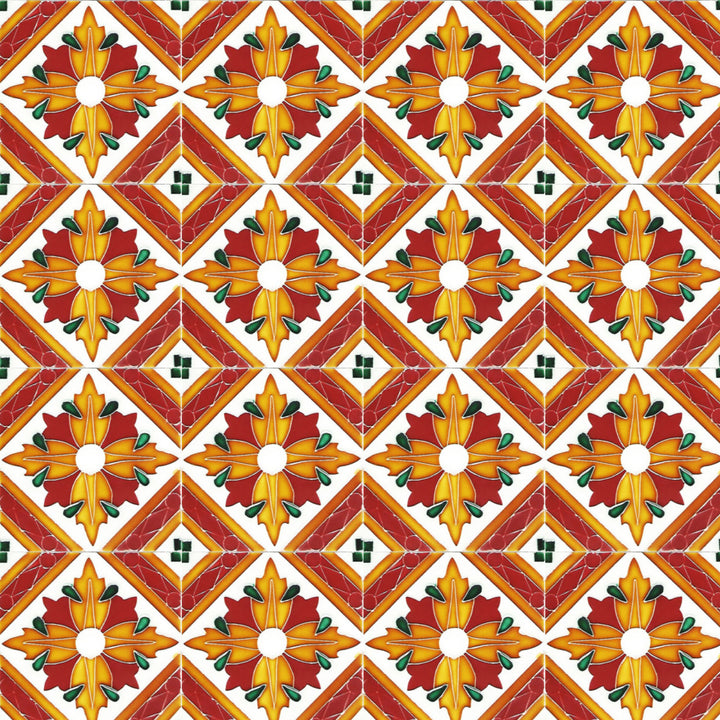 Decorative Hand Painted Portuguese Ceramic Tiles