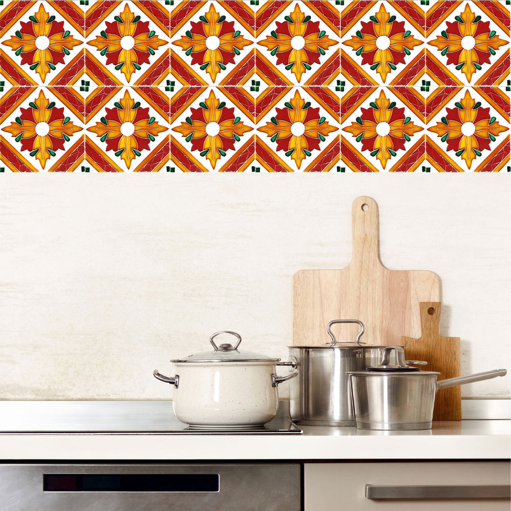 Decorative Hand Painted Portuguese Ceramic Tiles