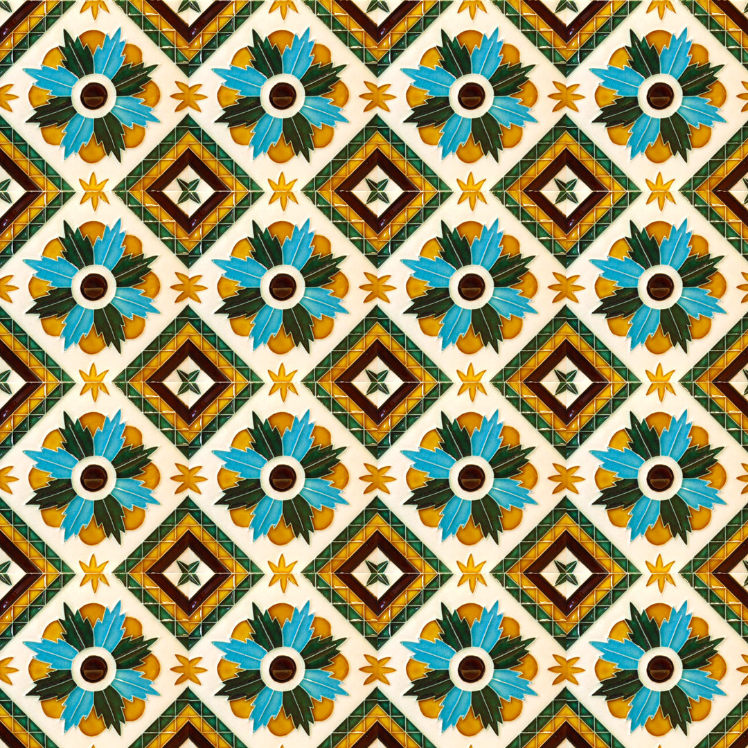 Decorative Hand Painted Portuguese Ceramic Tiles