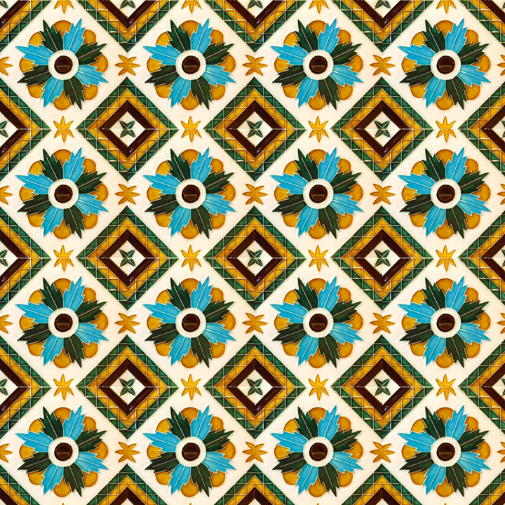 Decorative Hand Painted Portuguese Ceramic Tiles