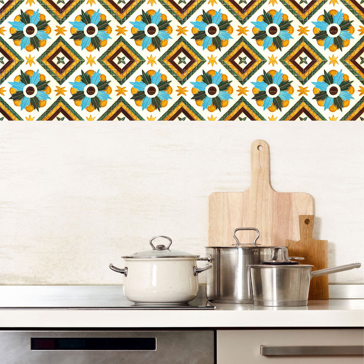 Decorative Hand Painted Portuguese Ceramic Tiles