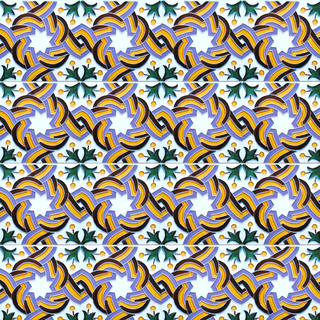 Decorative Hand Painted Portuguese Ceramic Tiles