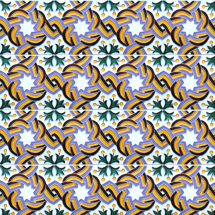 Decorative Hand Painted Portuguese Ceramic Tiles