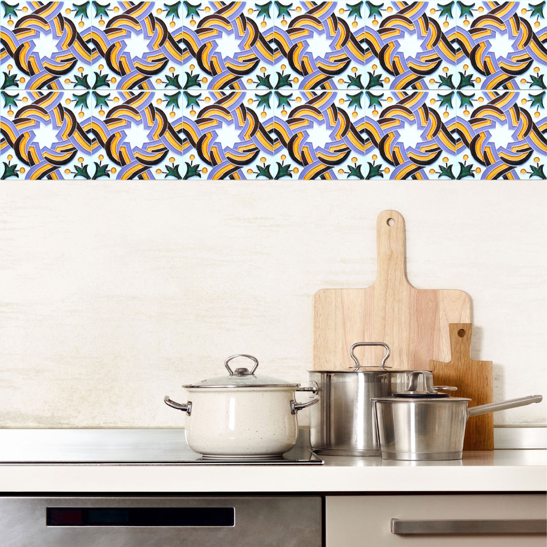 Decorative Hand Painted Portuguese Ceramic Tiles