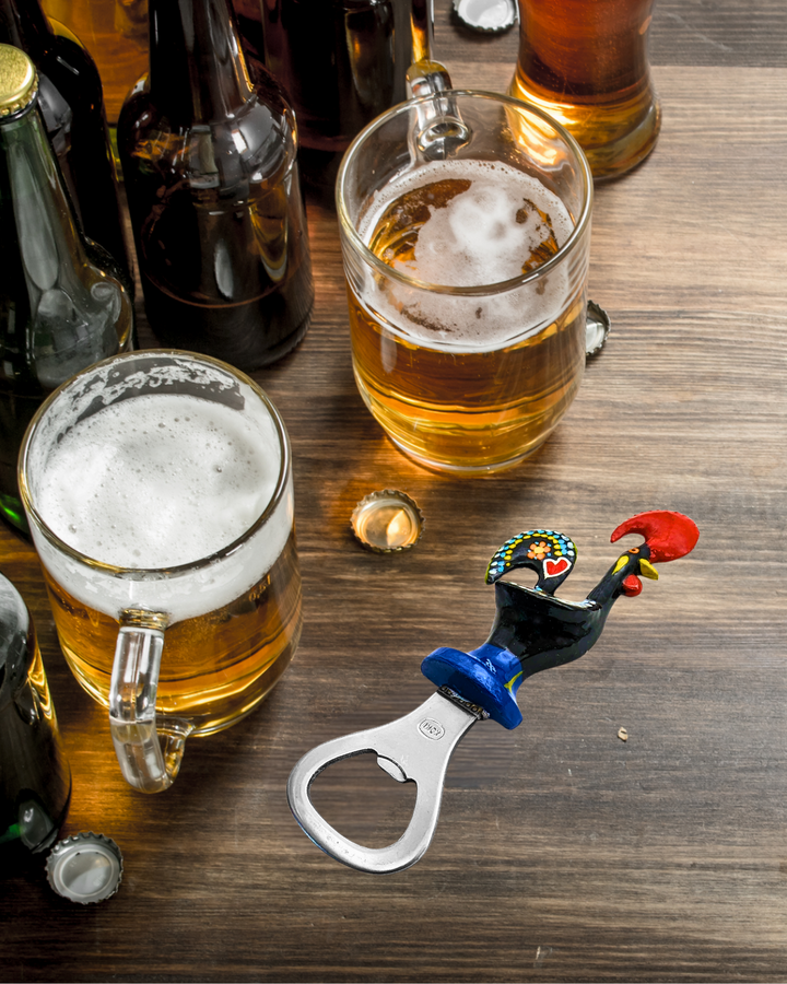 Good Luck Traditional Portuguese Rooster Bottle Opener