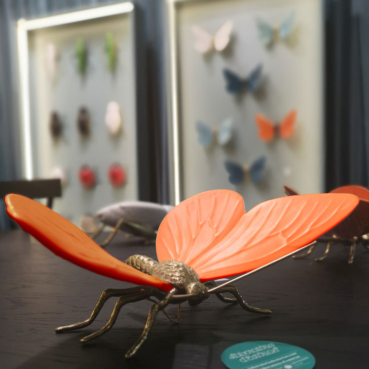 Hand Painted Ceramic Home Decor Butterfly Figurine Made in Portugal - Hope in Butterflies Life