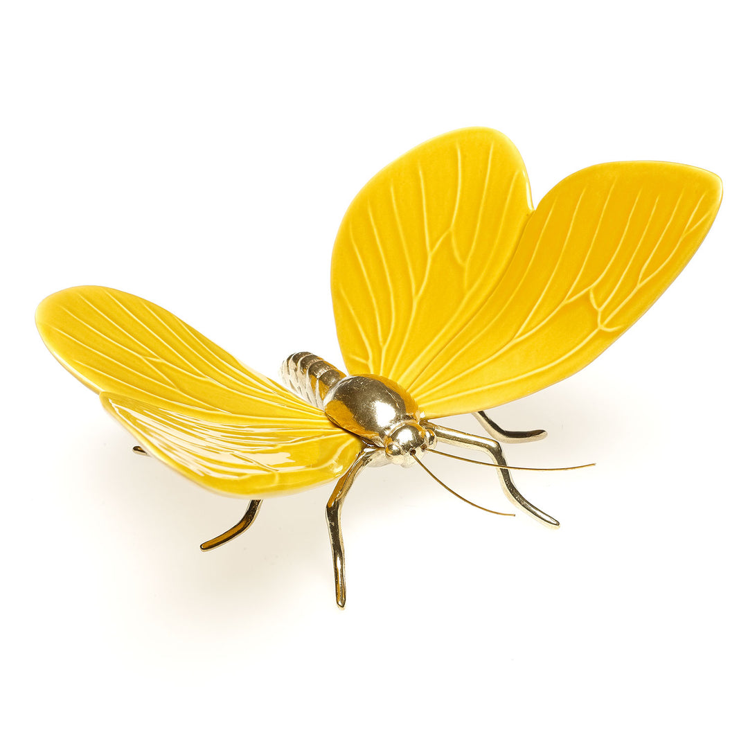 Hand Painted Ceramic Home Decor Butterfly Figurine Made in Portugal - Hope in Butterflies Life