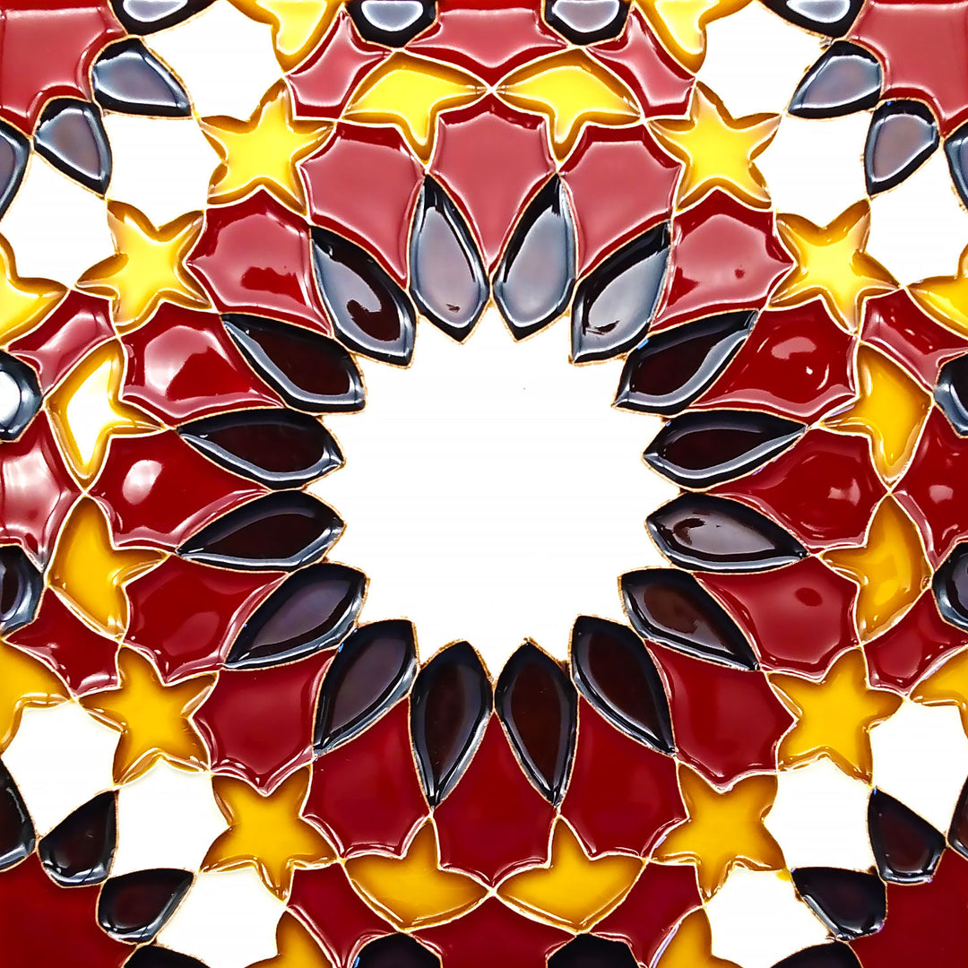 Hand painted Portuguese Ceramic Tile Square Trivet