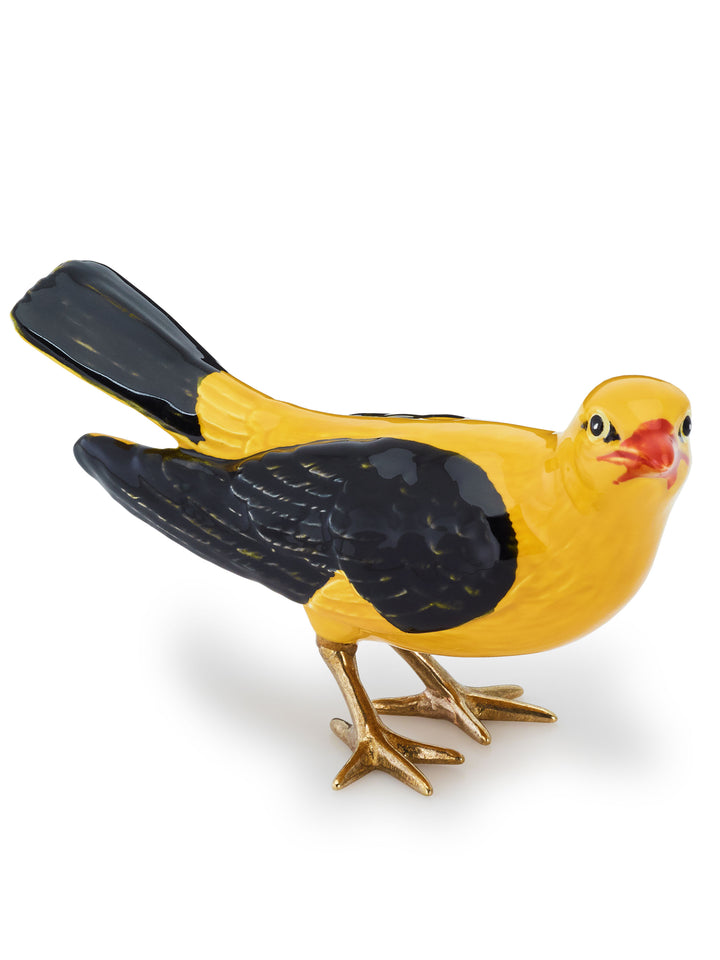 Hand Painted Portuguese Ceramic Decorative Bird - The creator of Golden Oriole