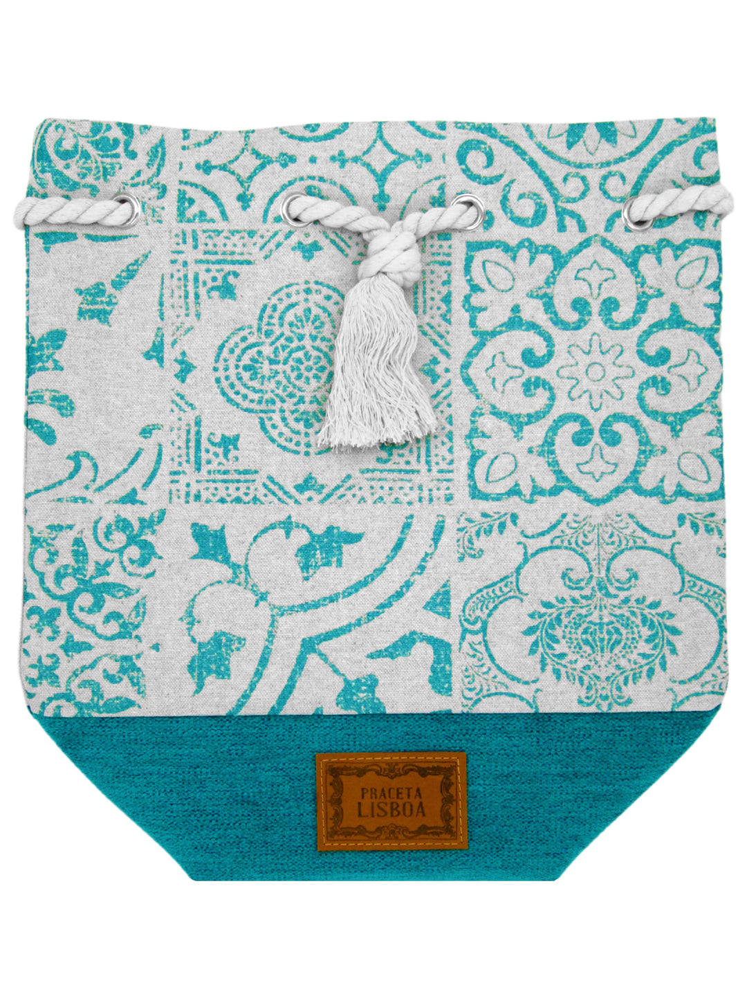 Handmade Portuguese Tiles Aqua Backpack