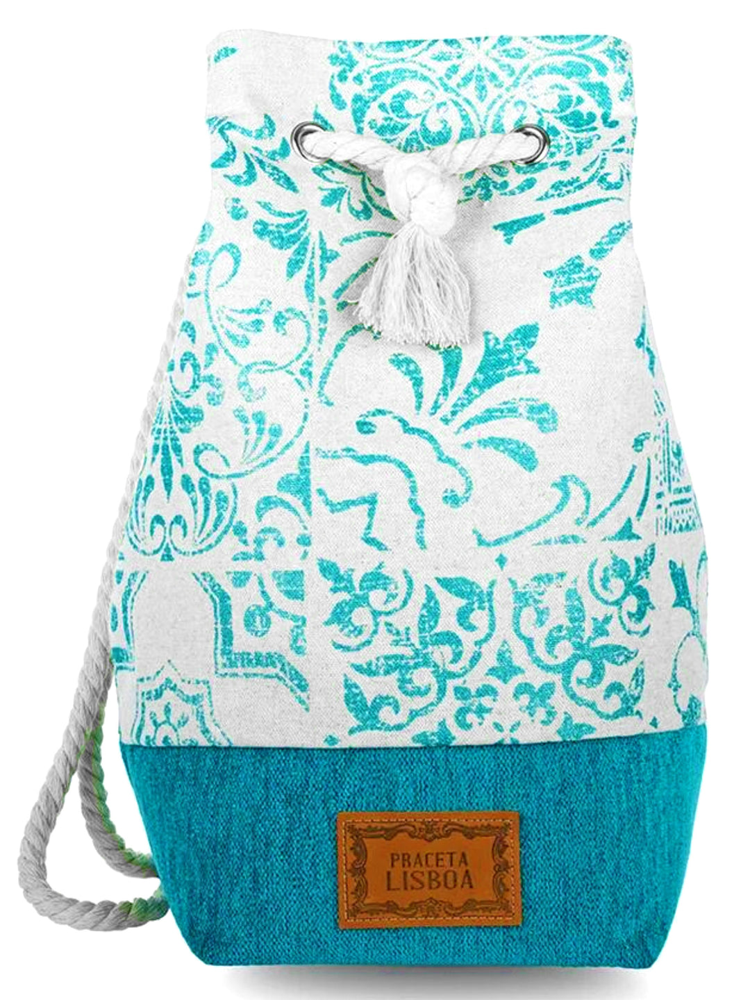 Handmade Portuguese Tiles Aqua Backpack
