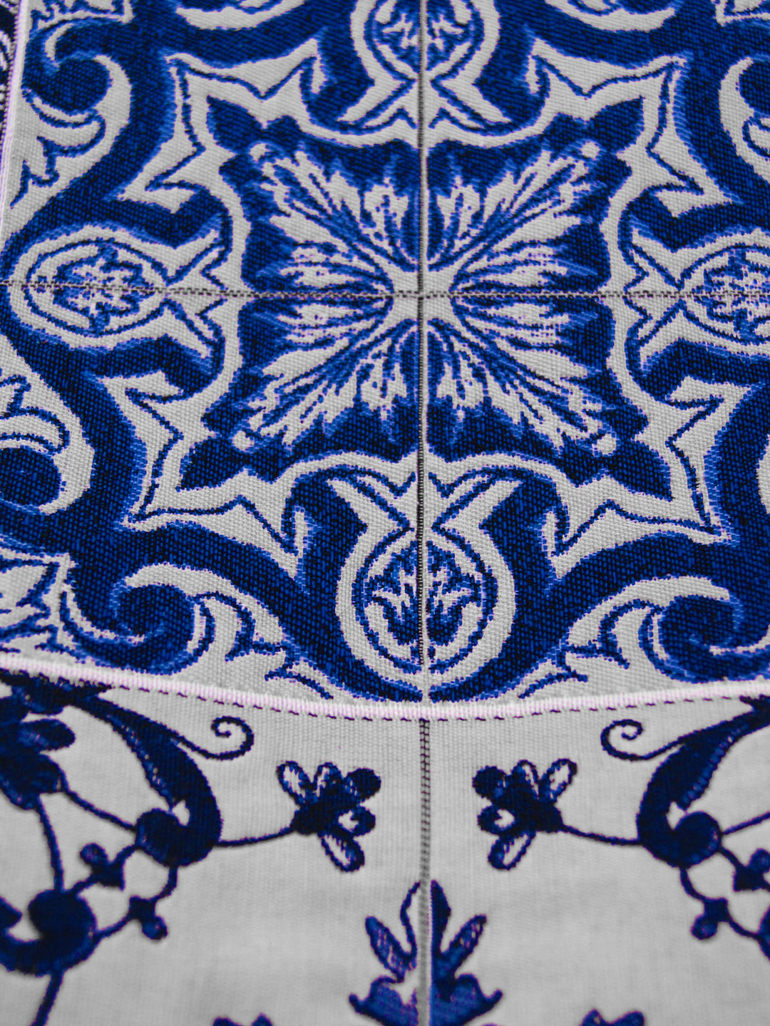 Handmade Portuguese Tiles Embroidered Tote Bag