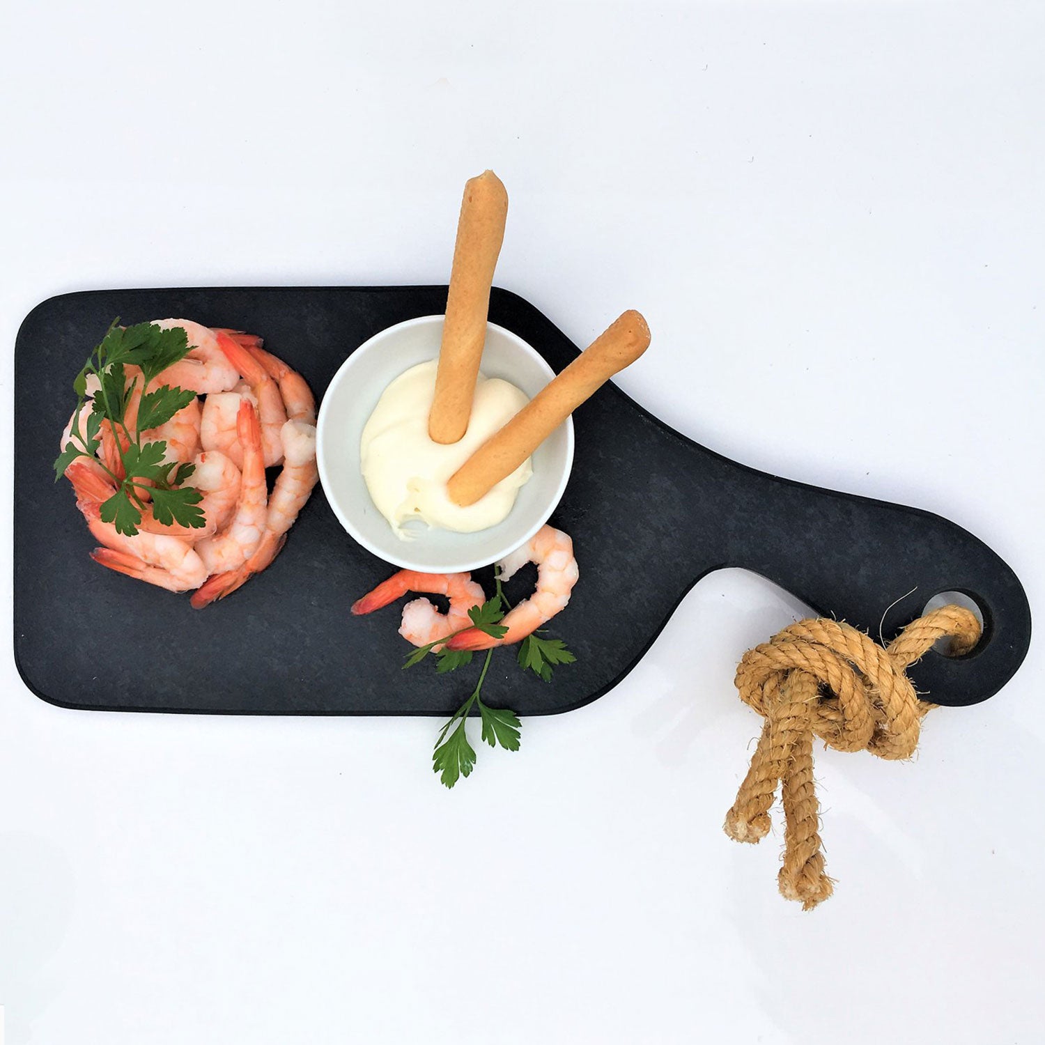 Handmade Stone Black Slate Cheese Board Serving Tray Made in Portugal