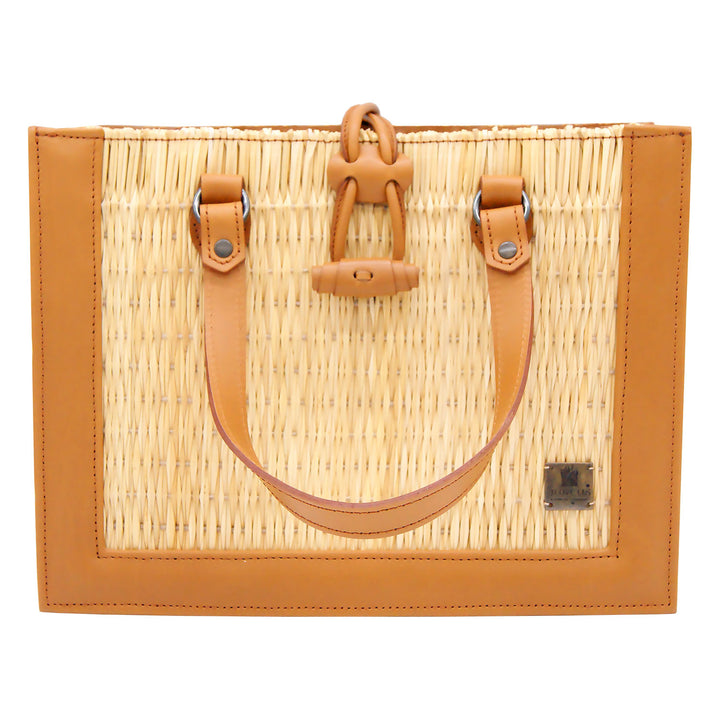 Handmade Wicker Straw Basket Handbag Purse for Women Made in Portugal