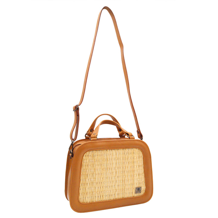 Handmade Wicker Straw Basket Handbag Purse for Women Made in Portugal