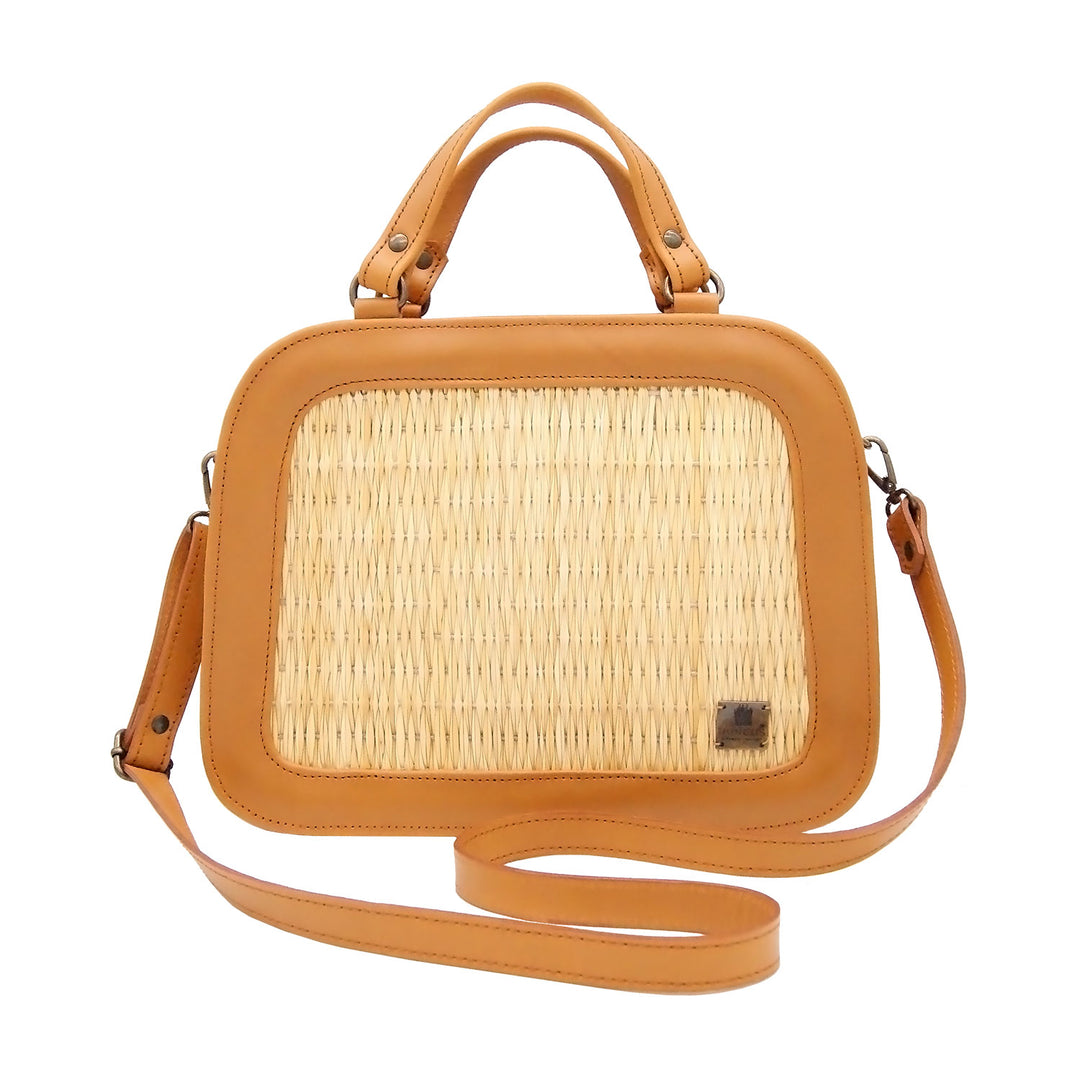 Handmade Wicker Straw Basket Handbag Purse for Women Made in Portugal