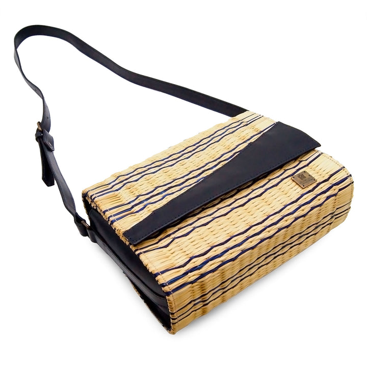 Handmade Wicker Vegan Straw Basket Bag for Women Made in Portugal