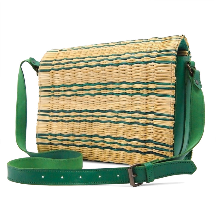 Handmade Wicker Vegan Straw Basket Bag for Women Made in Portugal