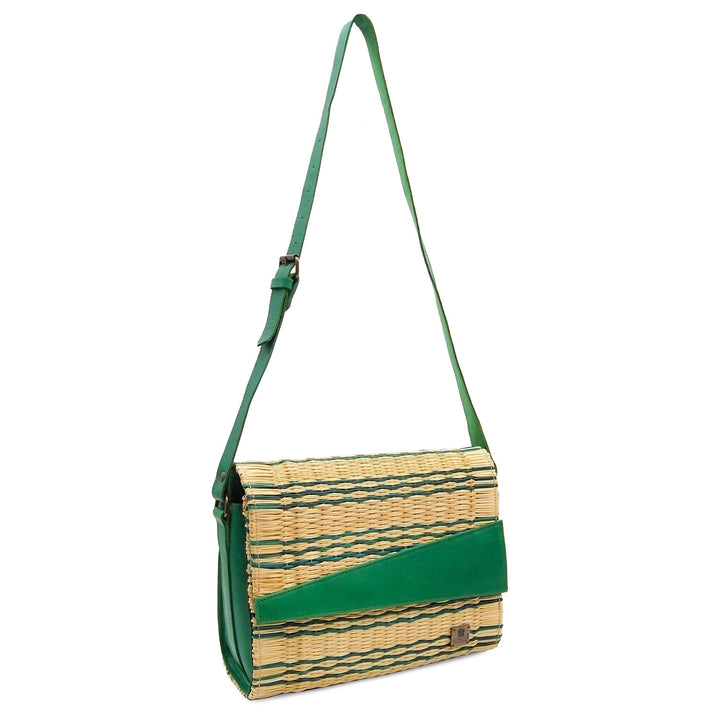 Handmade Wicker Vegan Straw Basket Bag for Women Made in Portugal