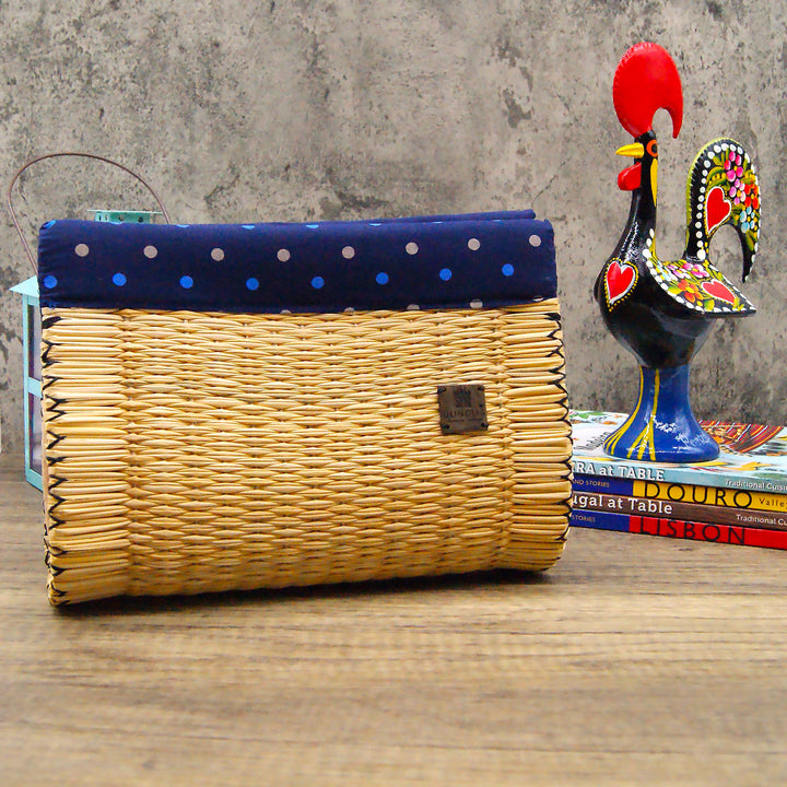 Handmade Wicker Vegan Straw Basket Clutch for Women