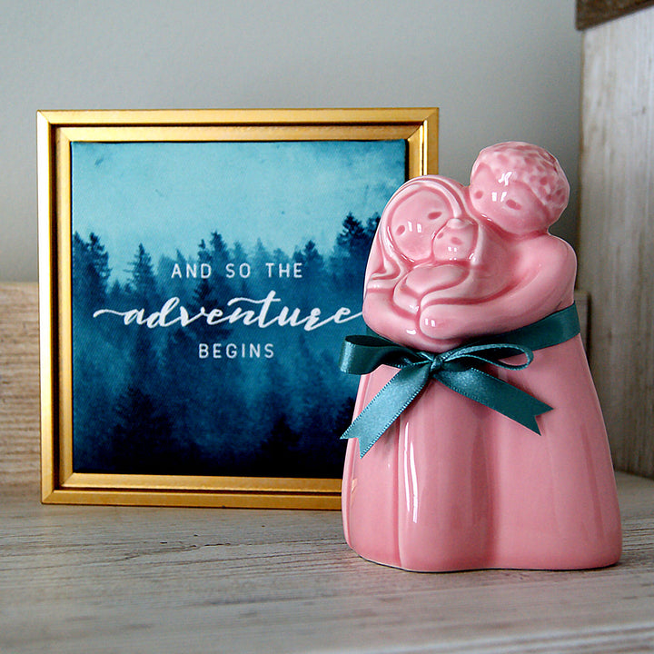 There cannot be any happier occasion that welcoming this bundle of joy. When you offer My Family ceramic figurine, you will not only be giving a beautiful decorative piece, but you will also be presenting the other person with the most precious gift of all, memories.