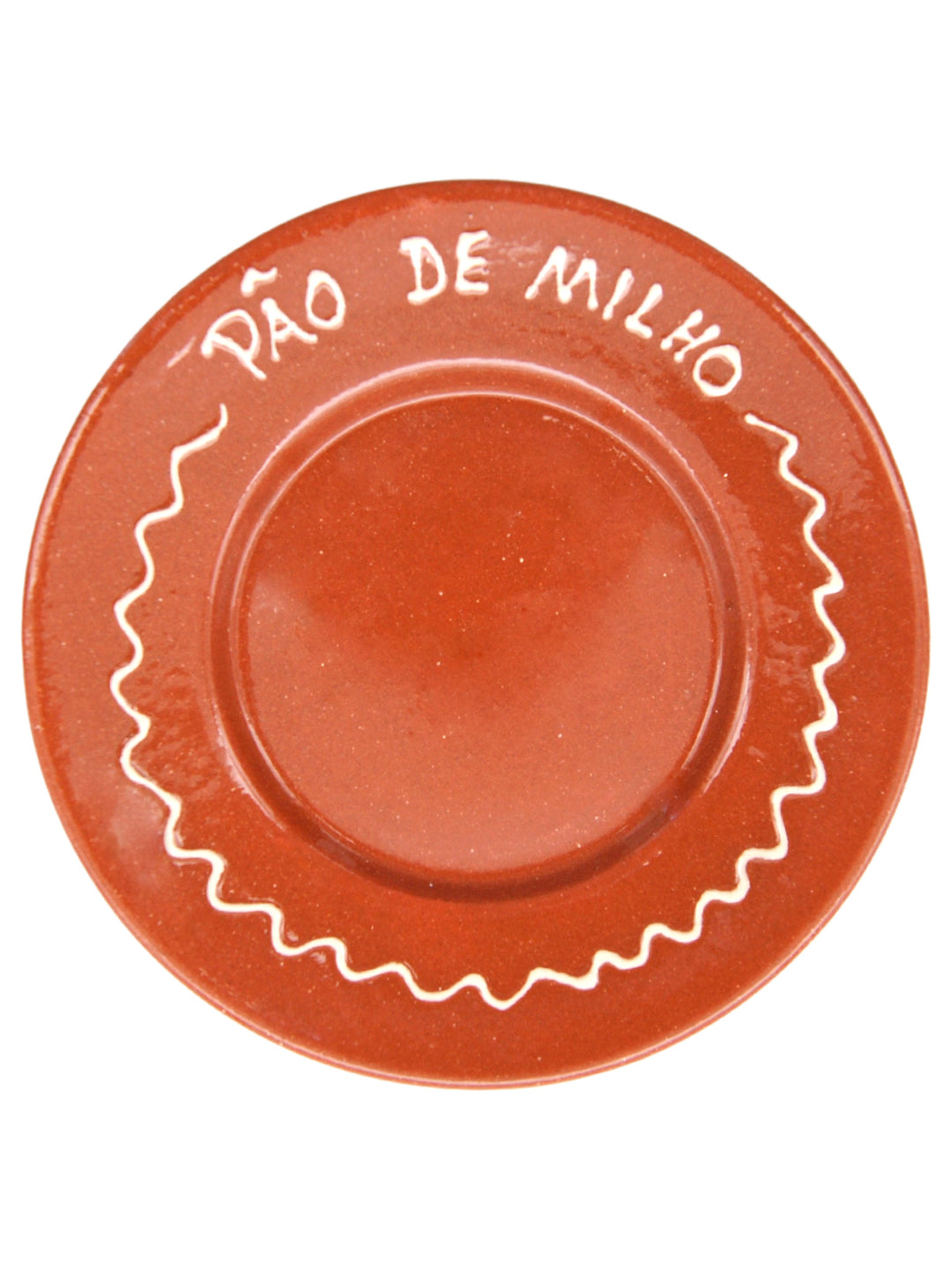 Portuguese Pottery Terracotta Glazed Clay Soup Bowls with Plate - Set of 4