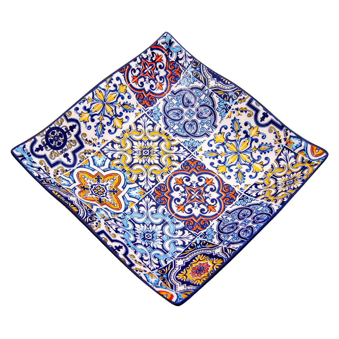 Portuguese Pottery Alcobaça Ceramic Small Serving Dish - Set of 2