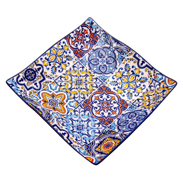 Portuguese Pottery Alcobaça Ceramic Small Serving Dish - Set of 2