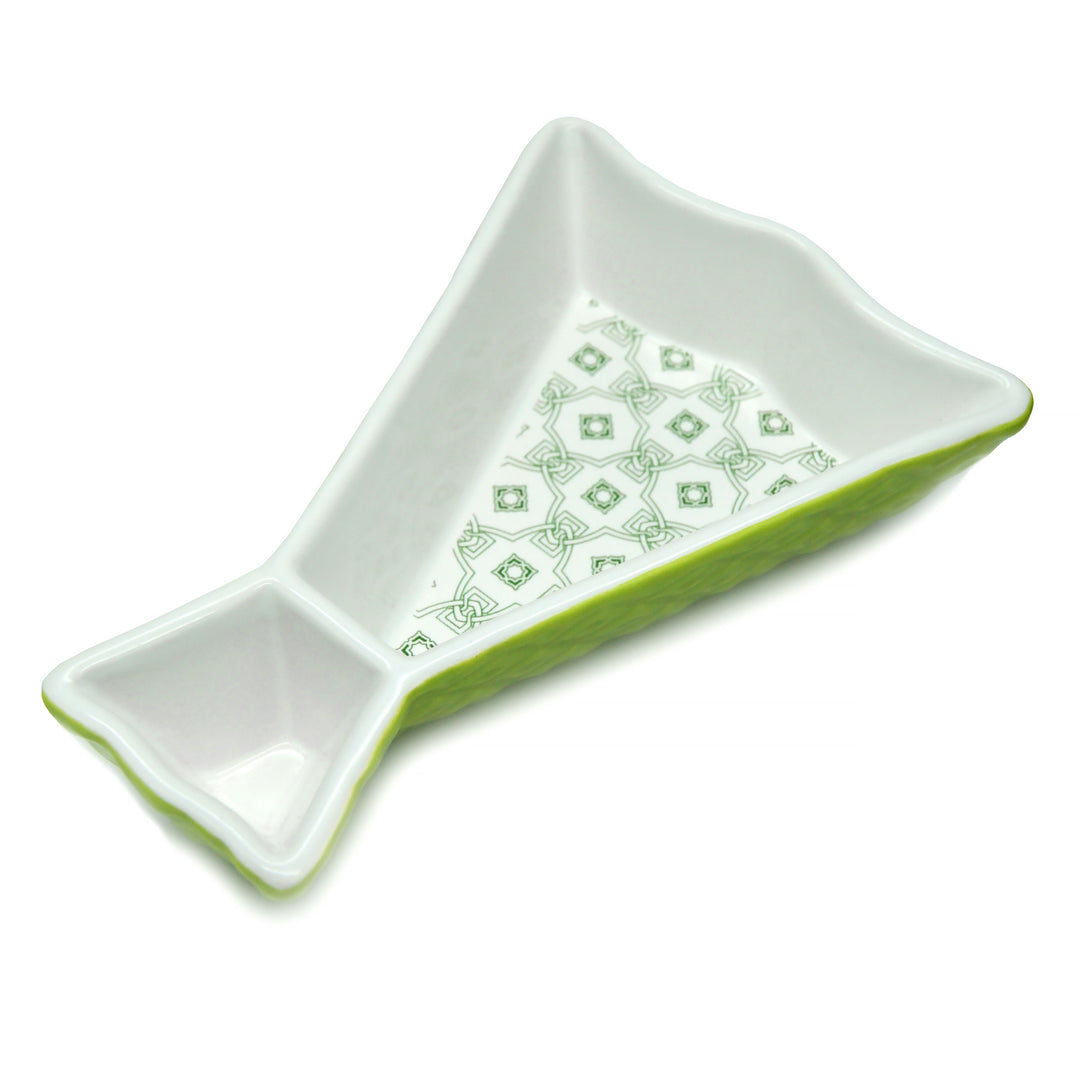 Traditional Portuguese Pottery Stoneware Ceramic Codfish Olive Dish