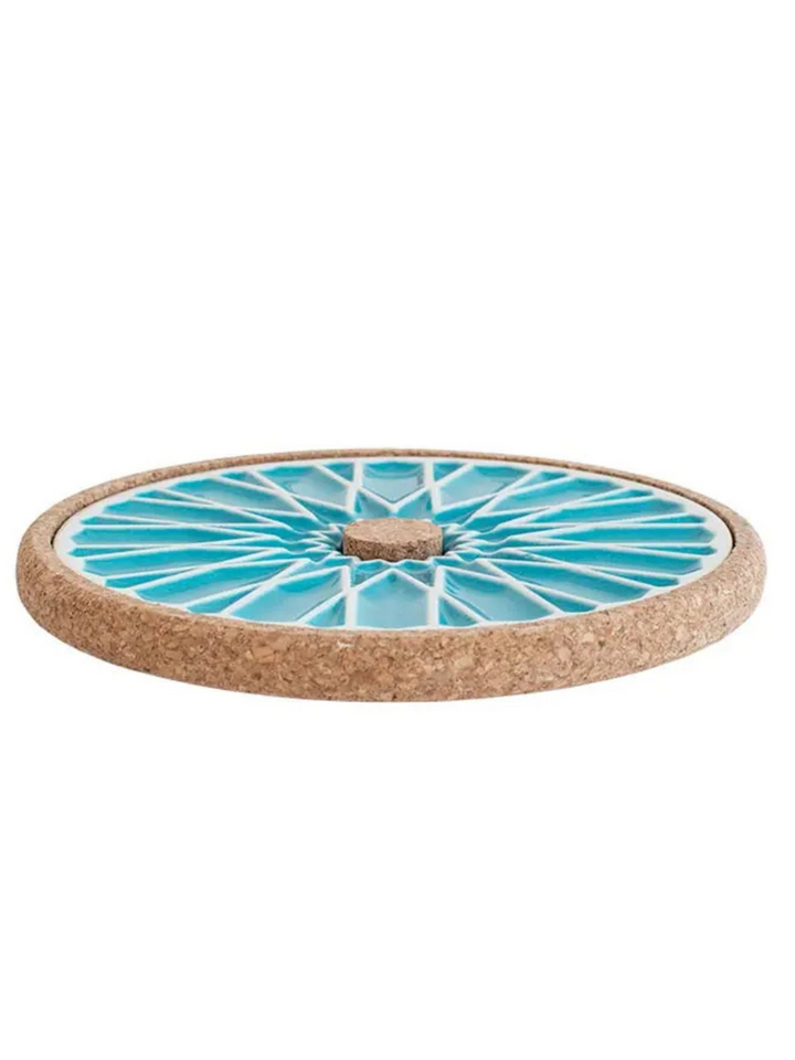 Alicatos Ceramic Trivet with Cork Base