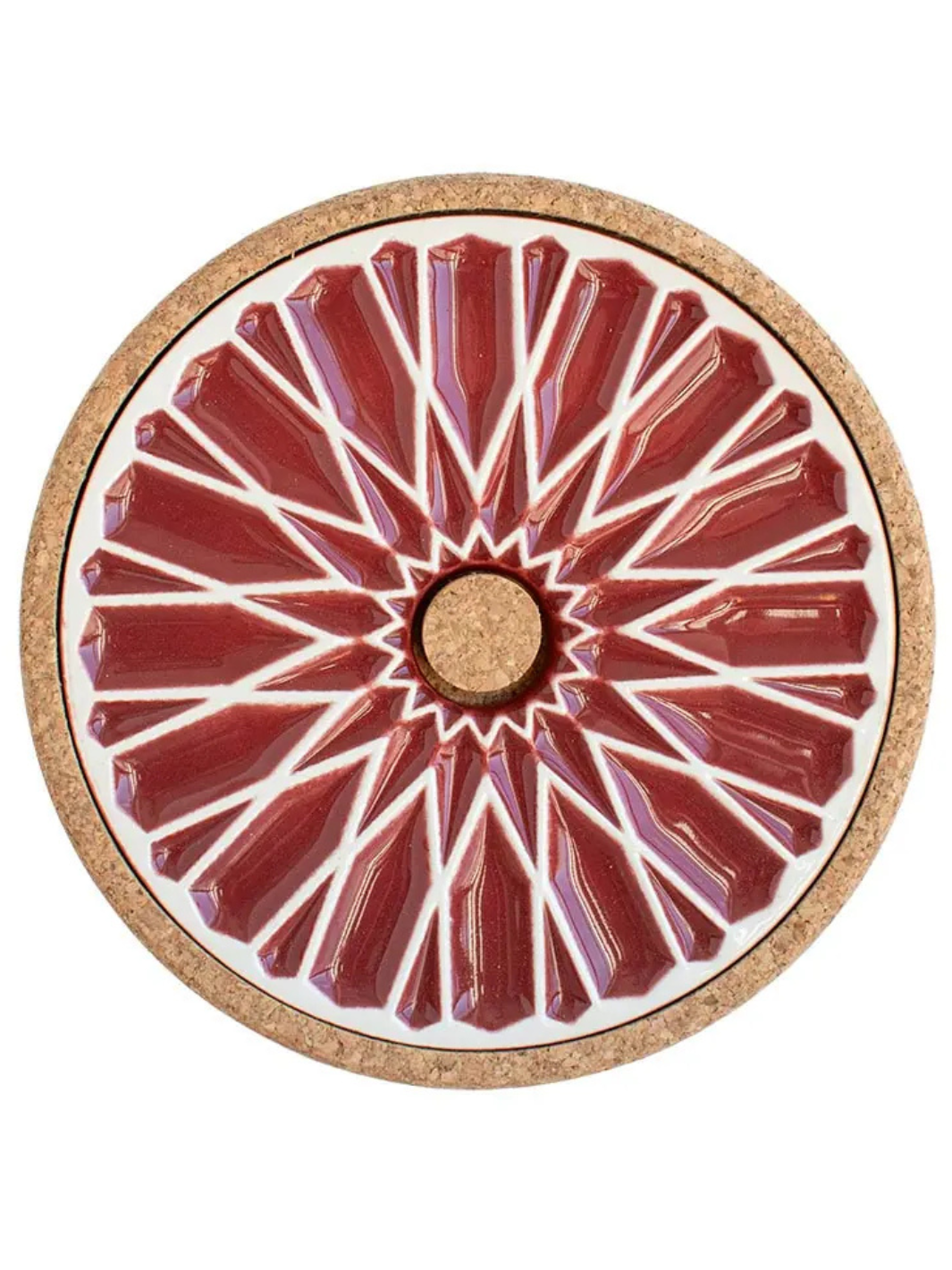 Alicatos Ceramic Trivet with Cork Base